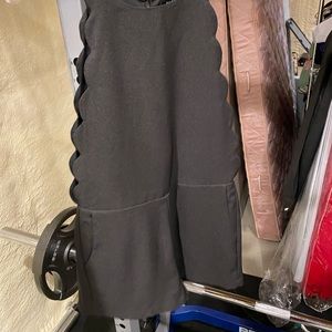 Black Scalloped, Bandeau Romper